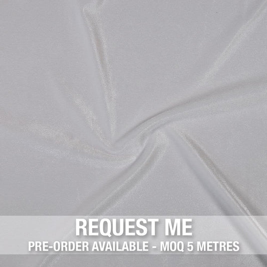 Spandex Smooth Velvet White