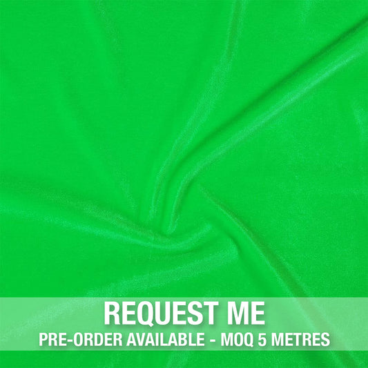 Spandex Smooth Velvet Acid Green