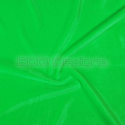 Spandex Smooth Velvet Acid Green