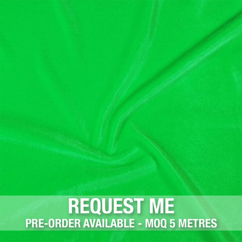 Spandex Smooth Velvet Acid Green