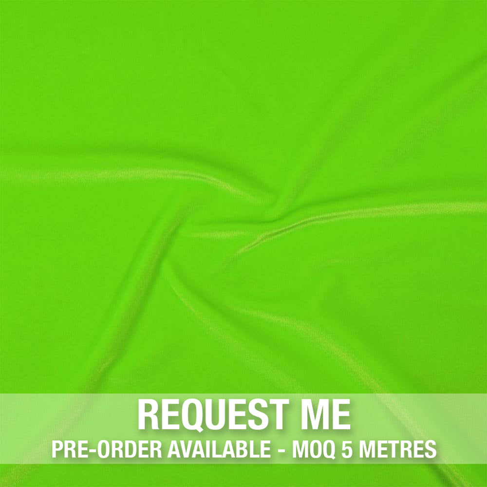 Spandex Smooth Velvet Neon Apple