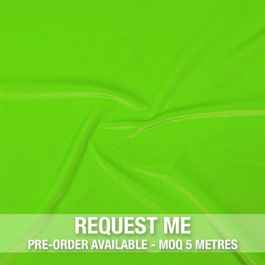 Spandex Smooth Velvet Neon Apple