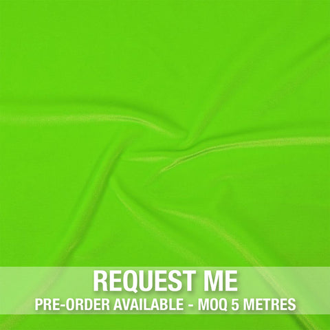 Spandex Smooth Velvet Neon Apple
