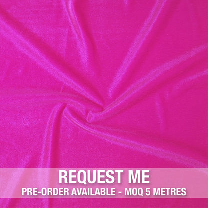 Spandex Smooth Velvet Electric Pink