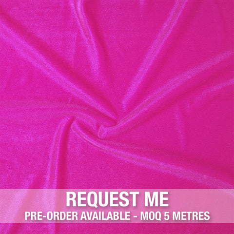 Spandex Smooth Velvet Electric Pink
