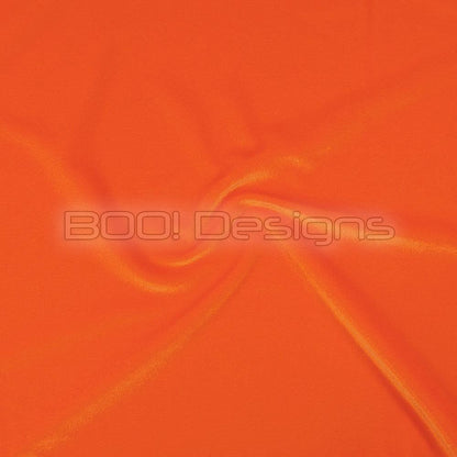 Spandex Smooth Velvet Hot Orange