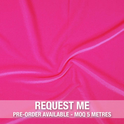 Spandex Smooth Velvet Neon Pink