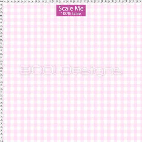 Spandex BOO35 Gingham Soft Pink
