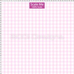 Spandex BOO35 Gingham Soft Pink