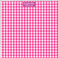 Spandex BOO35 Gingham Flamingo