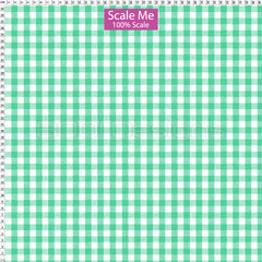 Spandex BOO35 Gingham Mint