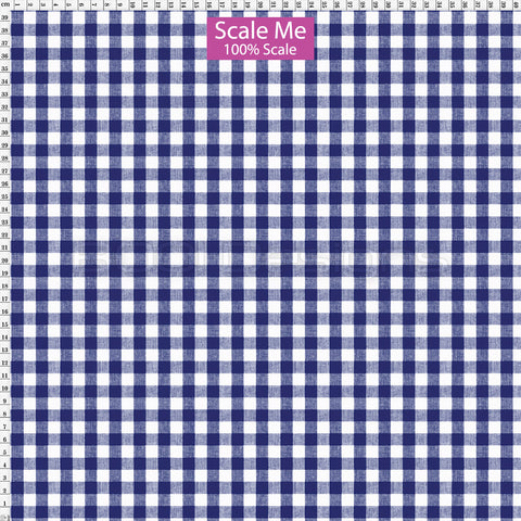 Spandex BOO35 Gingham Moonlight