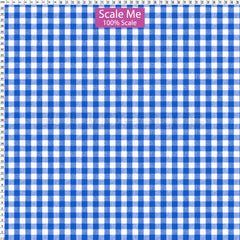 Spandex BOO35 Gingham Delft