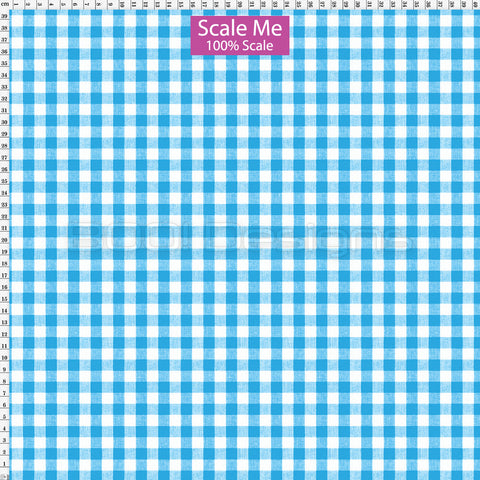 Spandex BOO35 Gingham Surf