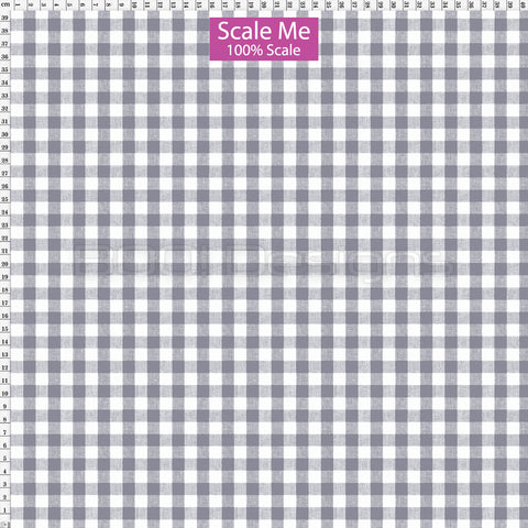 Spandex BOO35 Gingham Smoke