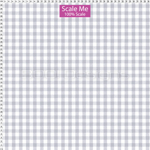 Spandex BOO35 Gingham Pebble