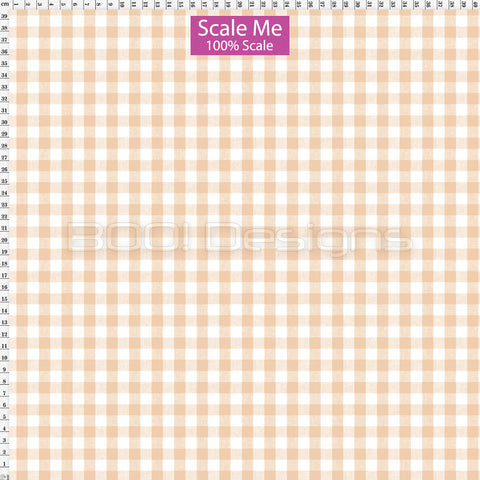 Spandex BOO35 Gingham Nude