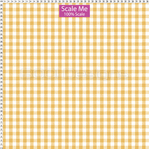 Spandex BOO35 Gingham Sand