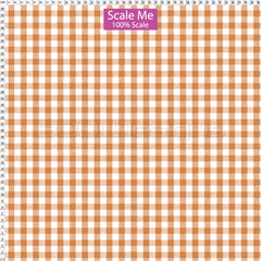 Spandex BOO35 Gingham Copper