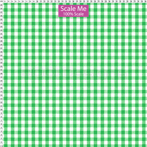 Spandex BOO35 Gingham Shamrock