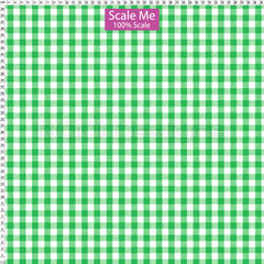 Spandex BOO35 Gingham Shamrock
