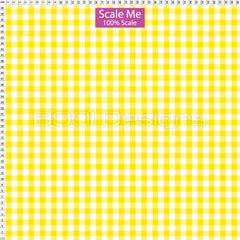 Spandex BOO35 Gingham Canary