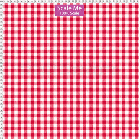 Spandex BOO35 Gingham Flamenco