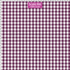 Spandex BOO35 Gingham Merlot