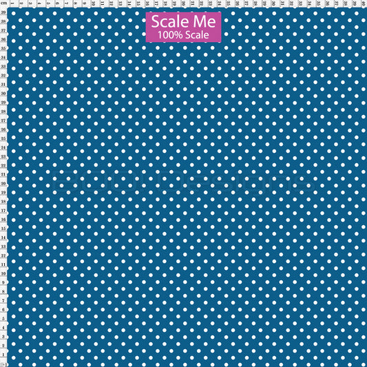 Spandex BOO35 Spots Prussian - Spandex 190gsm / 100%