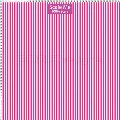 Spandex BOO35 Stripes 4mm Flamingo