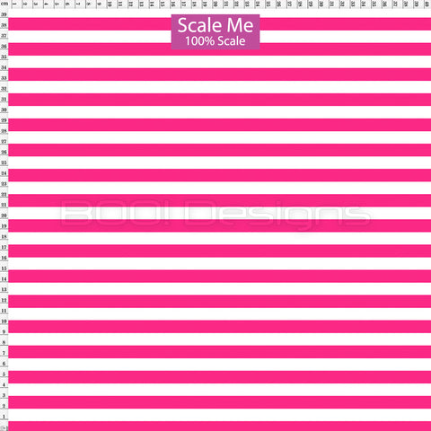 Spandex BOO35 Stripes 12mm Flamingo