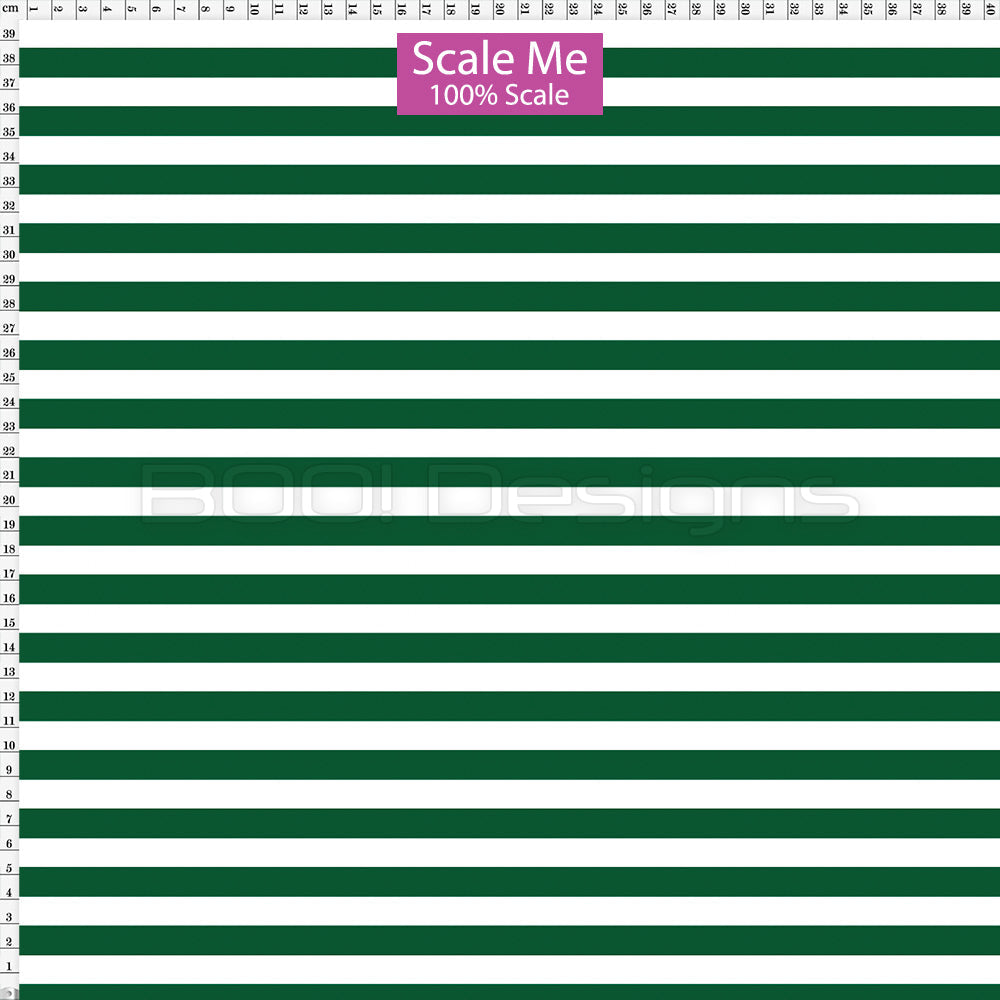 Spandex BOO35 Stripes 12mm Hunter - Spandex 190gsm / 100% Fabric