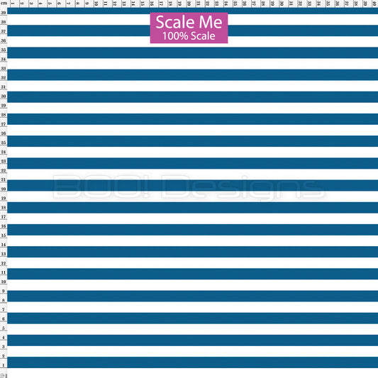 Spandex BOO35 Stripes 12mm Prussian - Spandex 190gsm / 100%