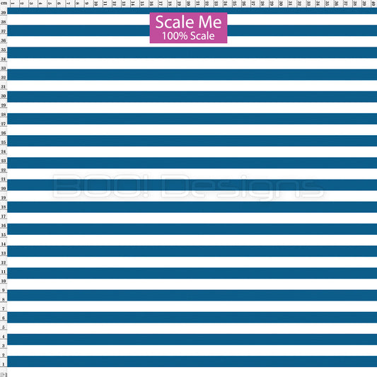 Spandex BOO35 Stripes 12mm Prussian - Spandex 190gsm / 100% Fabric