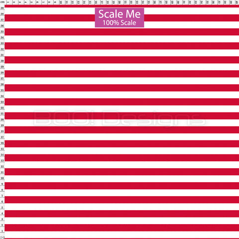 Spandex BOO35 Stripes 12mm Flamenco
