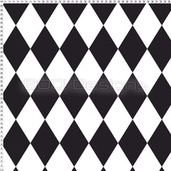 Spandex Harlequin Black & White