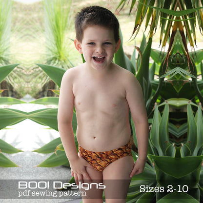 PDF Pattern: Boys Swim Briefs FREE PDF Pattern
