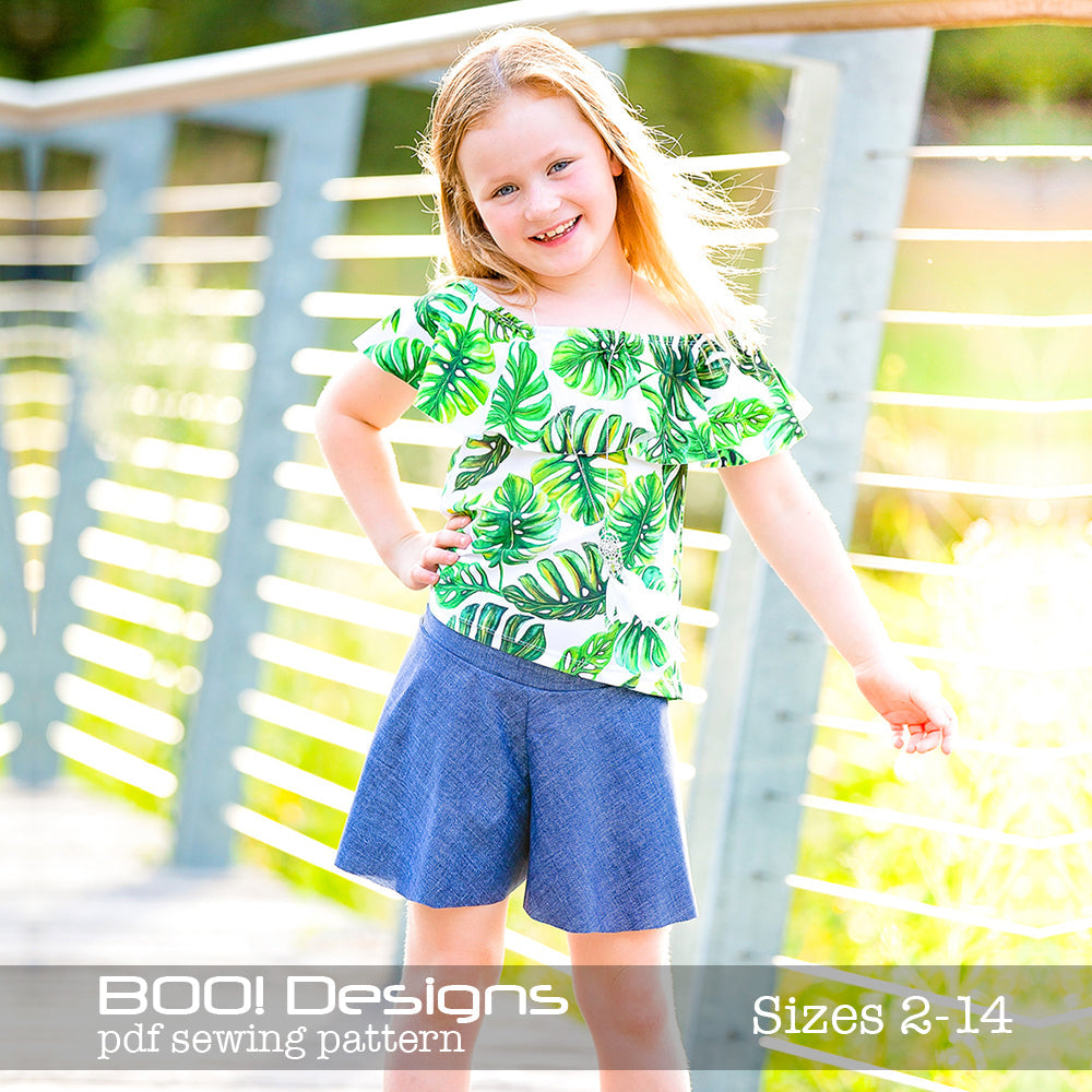 PDF Pattern: Cartwheel Shorts PDF Pattern