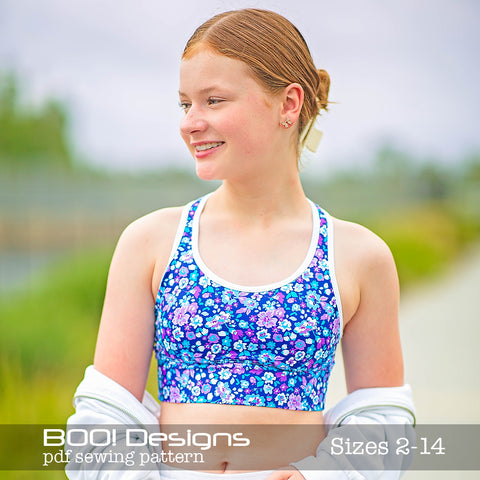 Girls Bralette FREE sewing pattern (sizes 2-14) - Sew Modern Kids