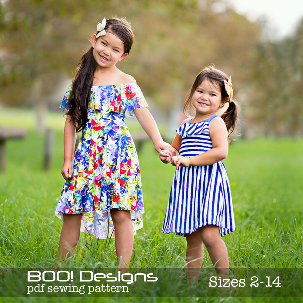 PDF Pattern: Flounce Dress PDF Pattern