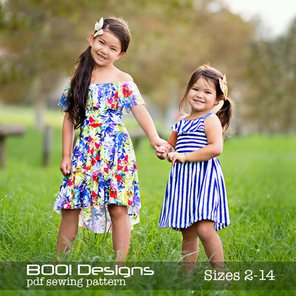 PDF Pattern: Flounce Dress PDF Pattern