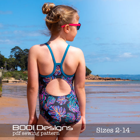 Coral Swimsuit Digital Sewing Pattern