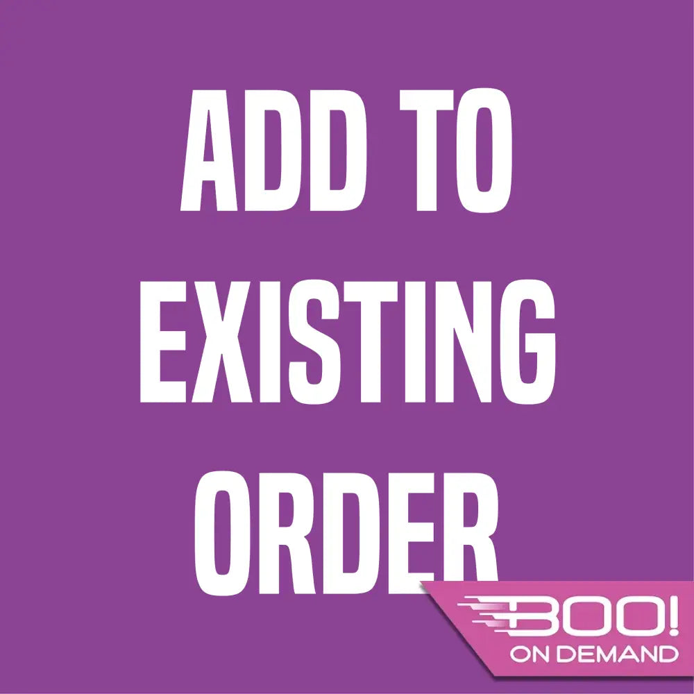 Add To Existing Order