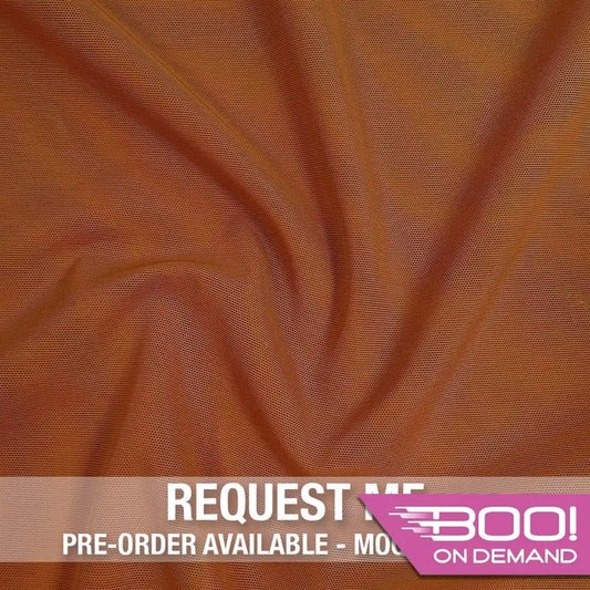 Alicante Stretch Net American Tan Fabric