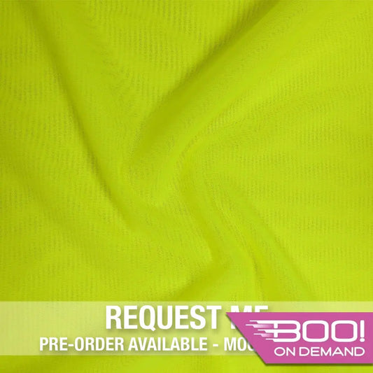 Alicante Stretch Net Neon Yellow Fabric