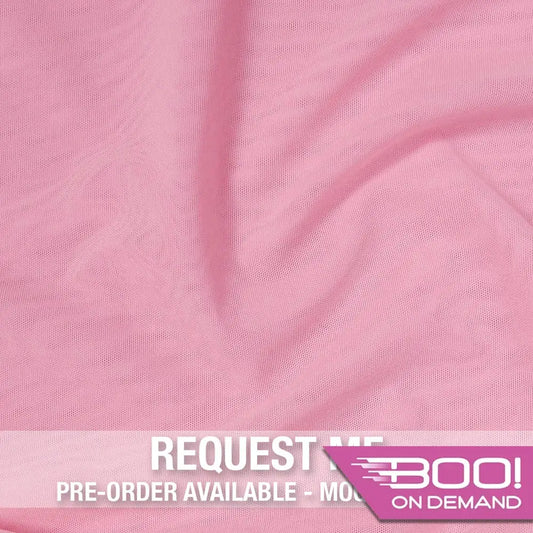 Alicante Stretch Net Princess PInk Fabric