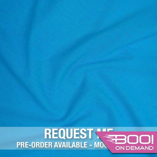 Alicante Stretch Net Turquoise Fabric