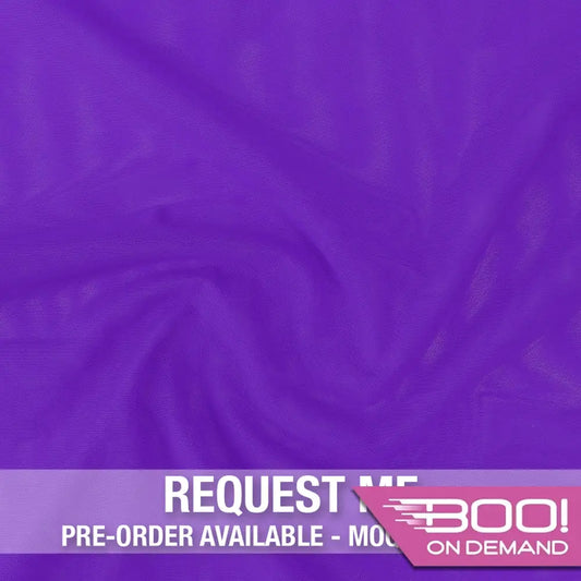 Alicante Stretch Net Ultraviolet Fabric