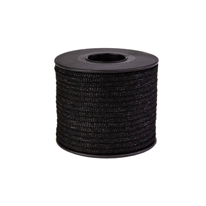 Face Mask Elastic 4mm x 30m ROLL Black Sampler