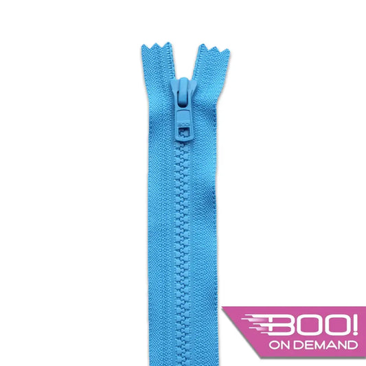 BOO Chunky Zip Closed End Aqua 298 Chunky Zip Closed
